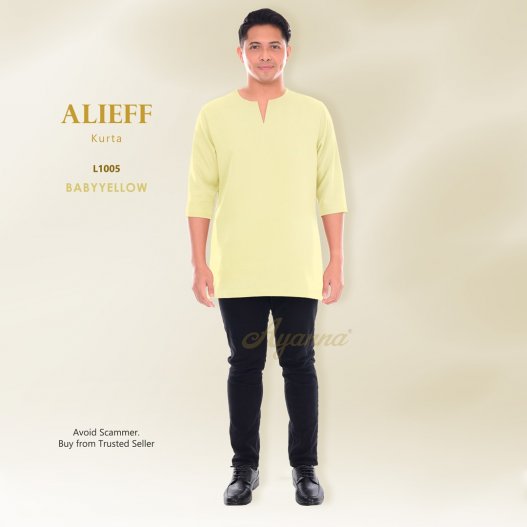 Alieff Kurta L1005 (BabyYellow)