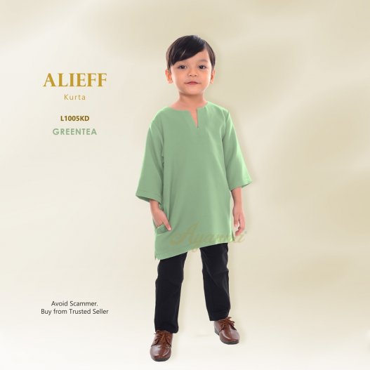 Alieff Kurta L1005KD (GreenTea)