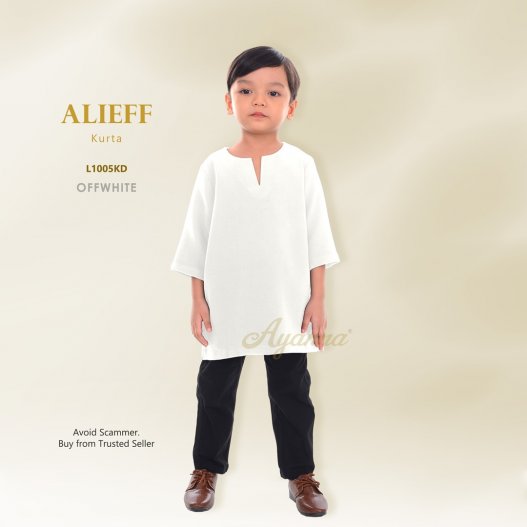 Alieff Kurta L1005KD (OffWhite)