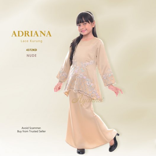 Adriana Lace Kurung 4372KD (Nude) 