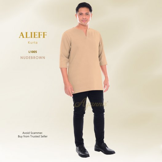 Alieff Kurta L1005 (NudeBrown)