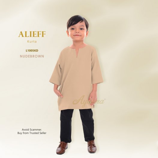 Alieff Kurta L1005KD (NudeBrown) 