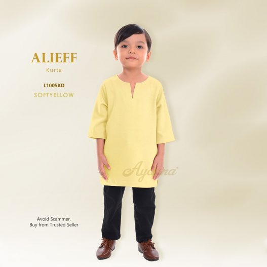 Alieff Kurta L1005KD (Yellow) 