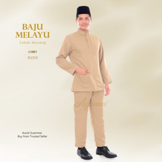 Baju Melayu Cekak Musang L1001 (Nude)