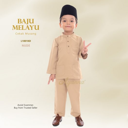 Baju Melayu Cekak Musang L1001KD (Nude)