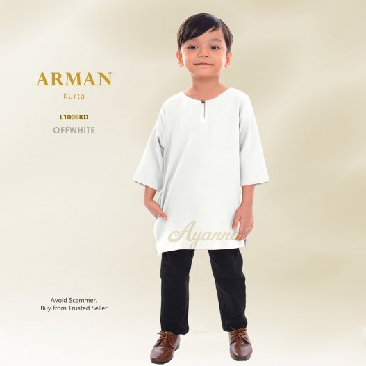 Arman Kurta L1006KD (OffWhite) 