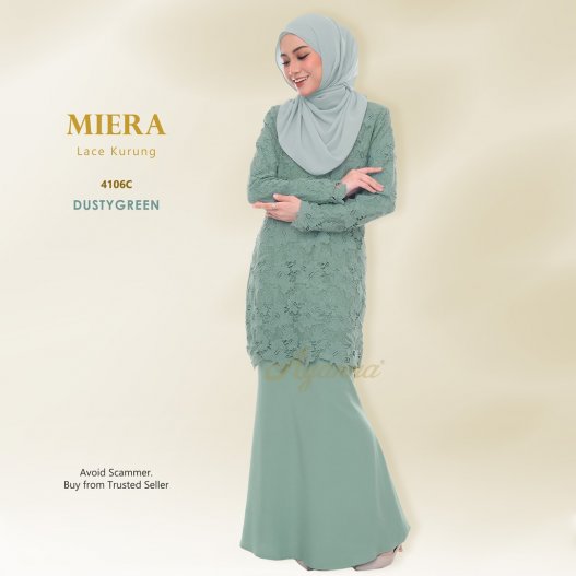 Miera Lace Kurung 4106C (DustyGreen)