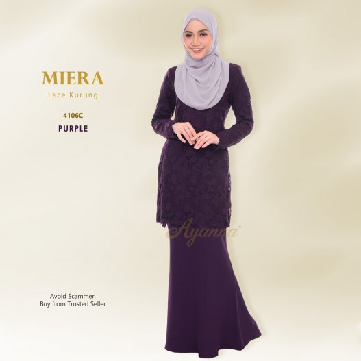 Miera Lace Kurung 4106C (Purple) 