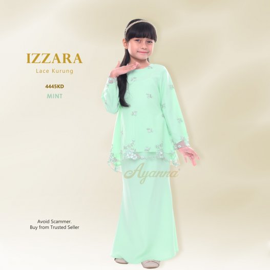 Izzara Lace Kurung 4445KD (Mint)