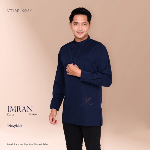 Imran Kurta AT1100 (NavyBlue) 