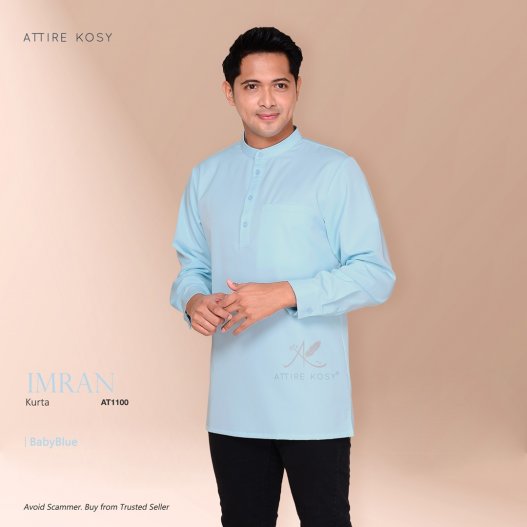 Imran Kurta AT1100 (BabyBlue) 