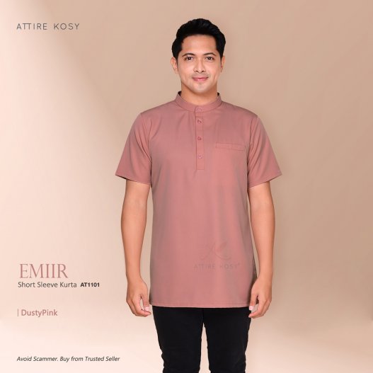 Emiir Short Sleeve Kurta AT1101 (DustyPink)