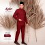 Ajdin Baju Melayu Cekak Musang AT1083 (Maroon) 